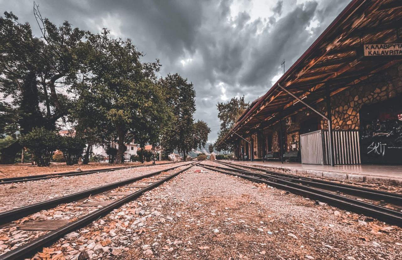 Ξενώνας Βυσωκά Kalavryta Bagian luar foto